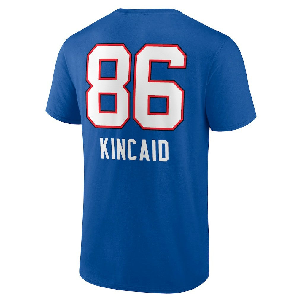 Buffalo Bills Dalton Kincaid  Team Wordmark Player Name & Number T-Shirt | NFL On sale