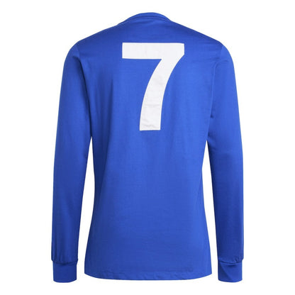 Manchester United x George Best Originals Lifestyler Long Sleeve Jersey Discount - Blue