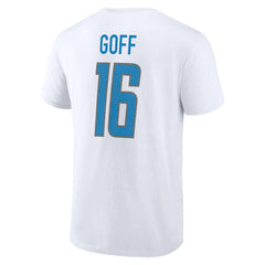 Detroit Lions Jared Goff  Icon Player Name & Number T-Shirt | NFL US