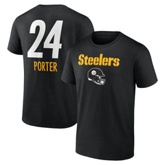 Pittsburgh Steelers Joey Porter Jr.  Team Wordmark Player Name & Number T-Shirt | NFL Online