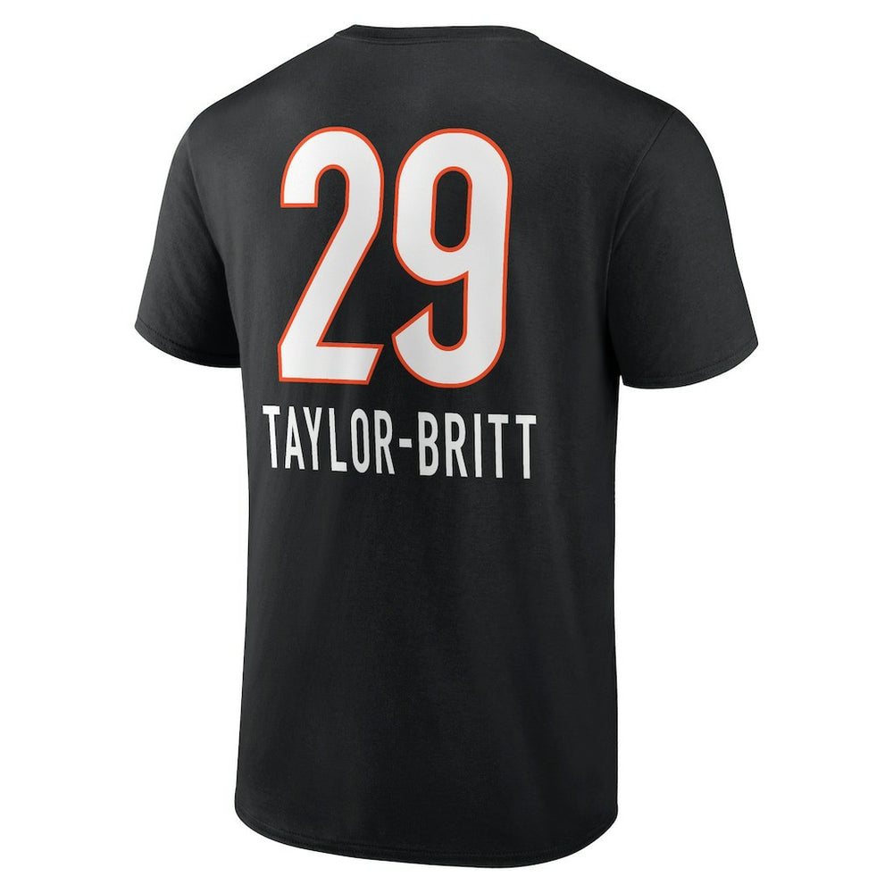 Cincinnati Bengals Cam Taylor-Britt  Team Wordmark Player Name & Number T-Shirt | NFL Online