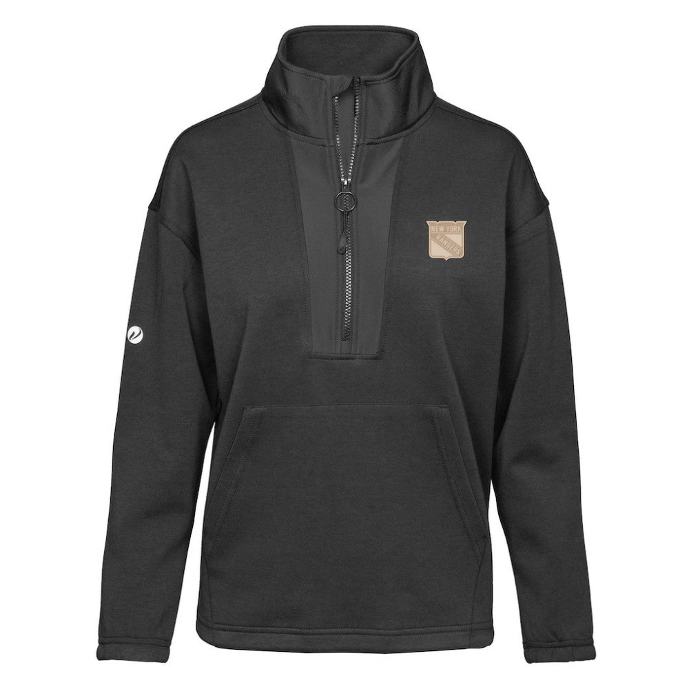 New York Rangers Levelwear Women's Await Quarter-Zip Pullover Top -  NHL Pullover