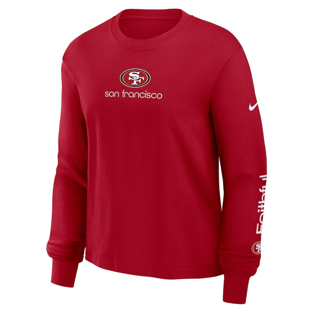 San Francisco 49ers Women's Boxy Long Sleeve T-Shirt | NFL Near me