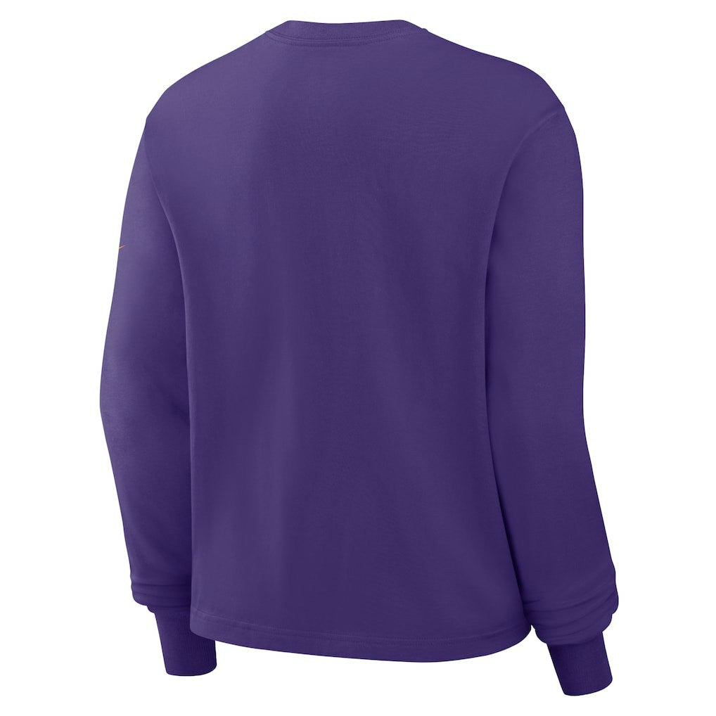 Minnesota Vikings Women's Boxy Long Sleeve T-Shirt | NFL US
