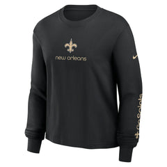 New Orleans Saints Women's Boxy Long Sleeve T-Shirt | NFL On sale