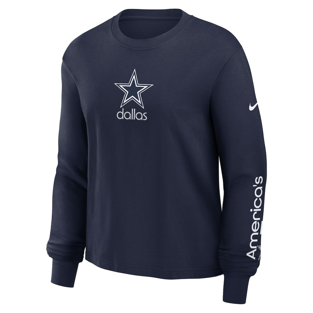 Dallas Cowboys Women's Boxy Long Sleeve T-Shirt | NFL On sale
