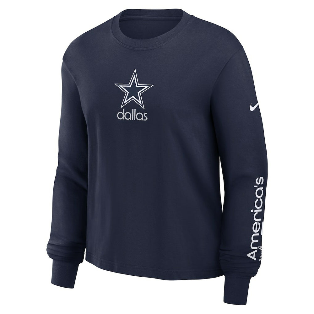 Dallas Cowboys Women's Boxy Long Sleeve T-Shirt | NFL On sale