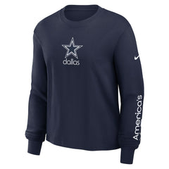 Dallas Cowboys Women's Boxy Long Sleeve T-Shirt | NFL On sale