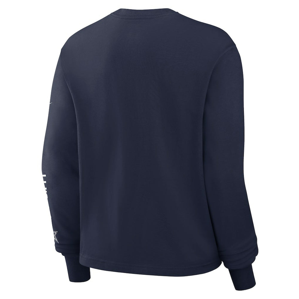 Dallas Cowboys Women's Boxy Long Sleeve T-Shirt | NFL On sale