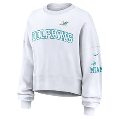 Miami Dolphins Women's Oversized Pullover Sweatshirt | NFL New