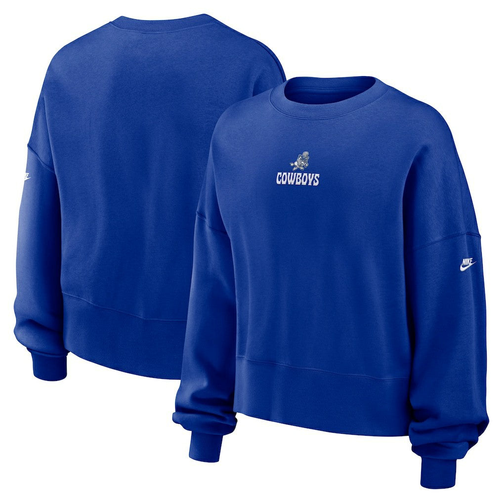 Dallas Cowboys Women's Oversized Rewind Pullover Sweatshirt | NFL New