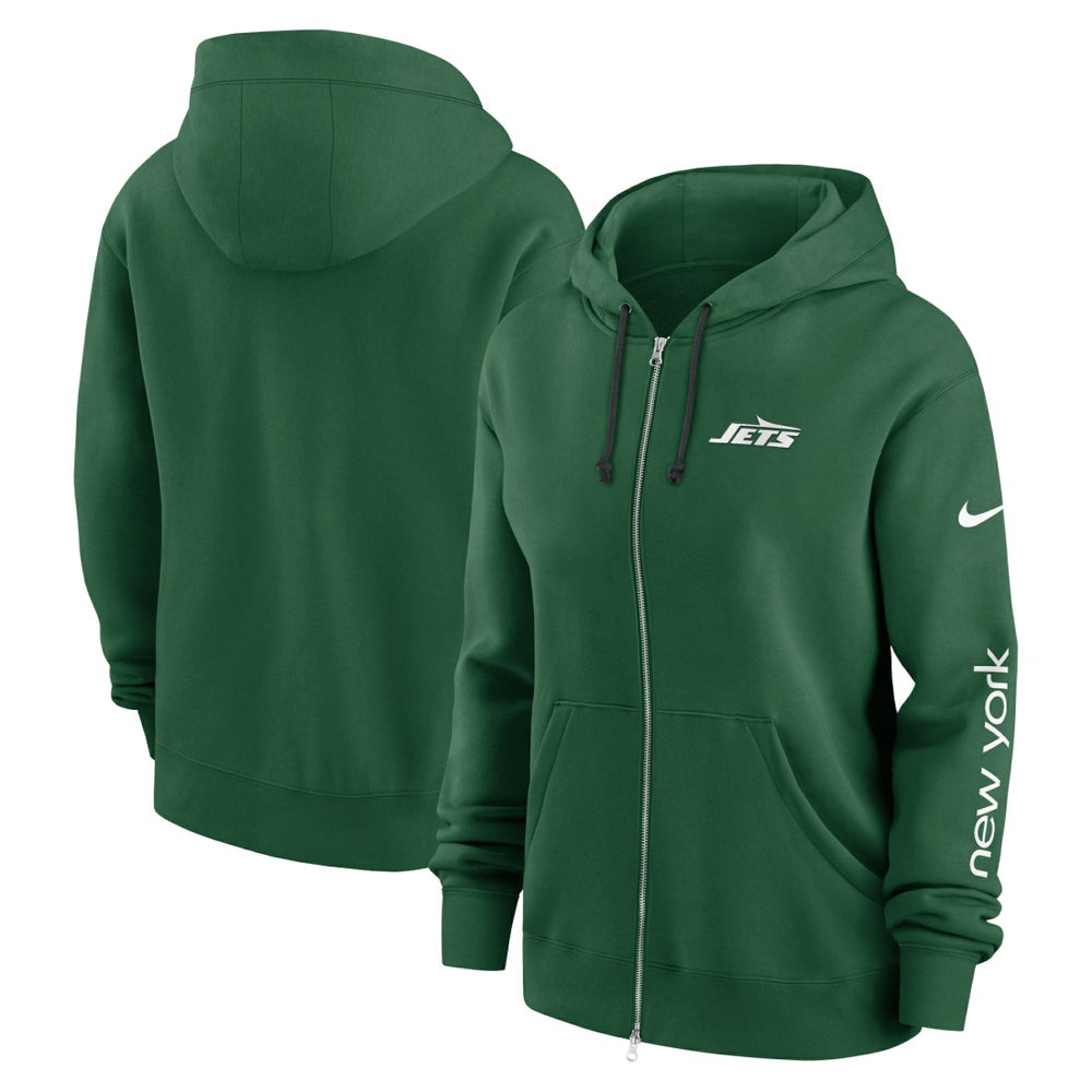 New York Jets Women's Phoenix Full-Zip Hoodie | NFL Near me