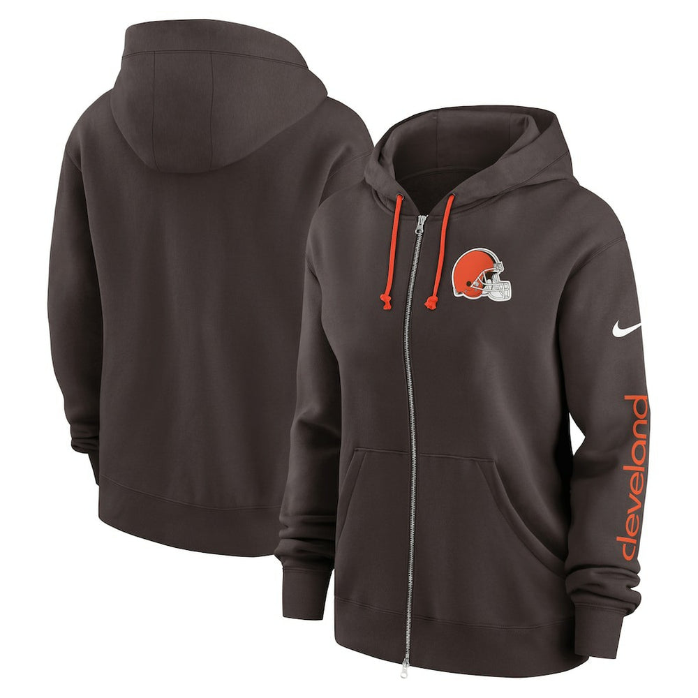 Cleveland Browns Women's Phoenix Full-Zip Hoodie | NFL New