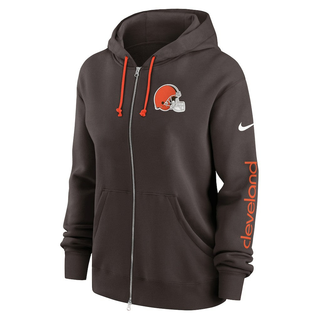 Cleveland Browns Women's Phoenix Full-Zip Hoodie | NFL New