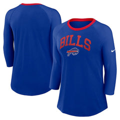 Buffalo Bills Women's 3/4 Sleeve Raglan Fashion Top | NFL Outlet