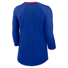Buffalo Bills Women's 3/4 Sleeve Raglan Fashion Top | NFL Outlet