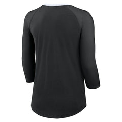 New Orleans Saints Women's 3/4 Sleeve Raglan Fashion Top | NFL US