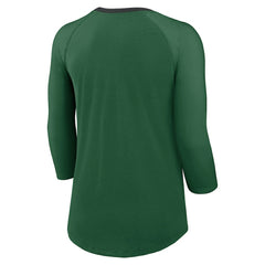 New York Jets Women's 3/4 Sleeve Raglan Fashion Top | NFL Outlet