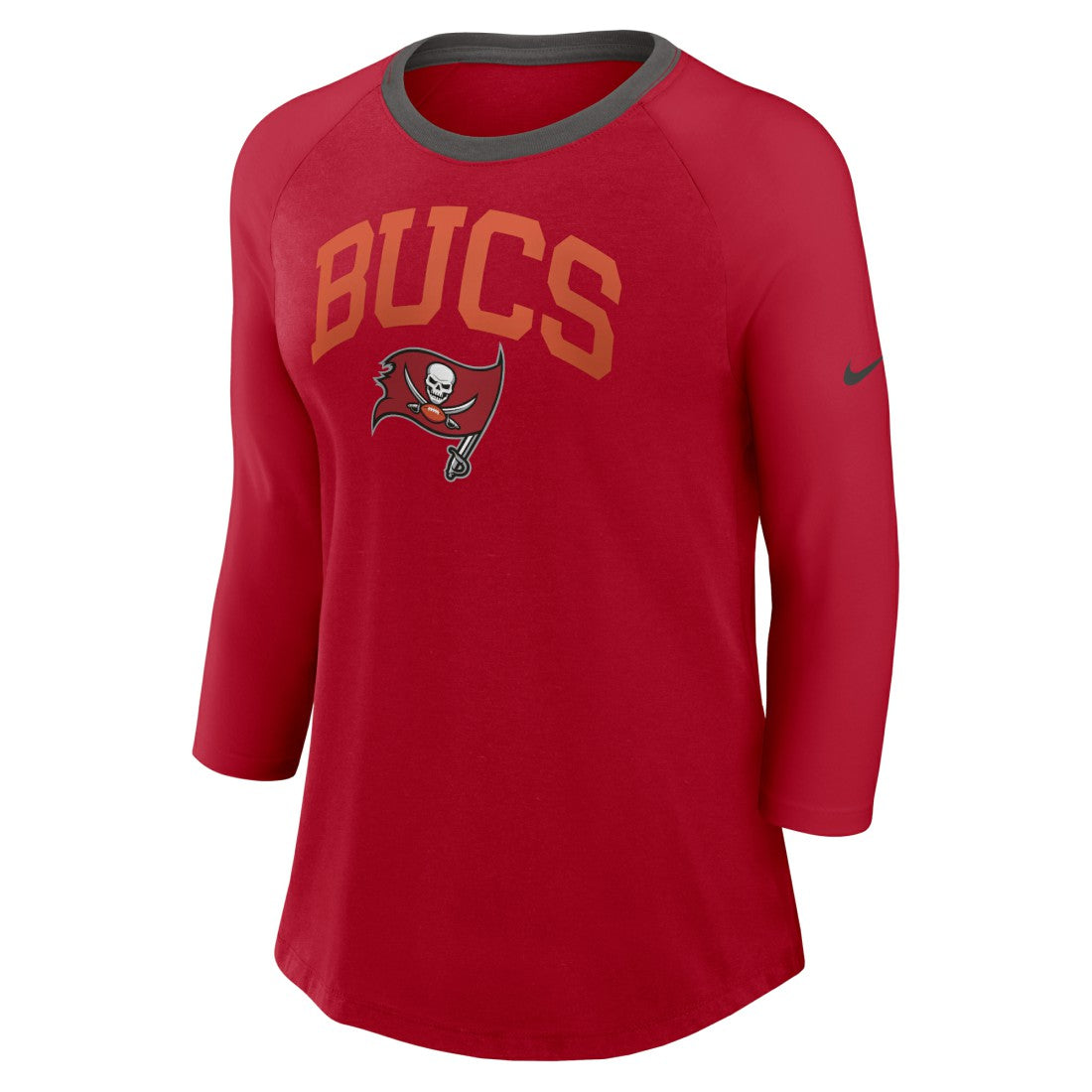 Tampa Bay Buccaneers Women's 3/4 Sleeve Raglan Fashion Top | NFL New
