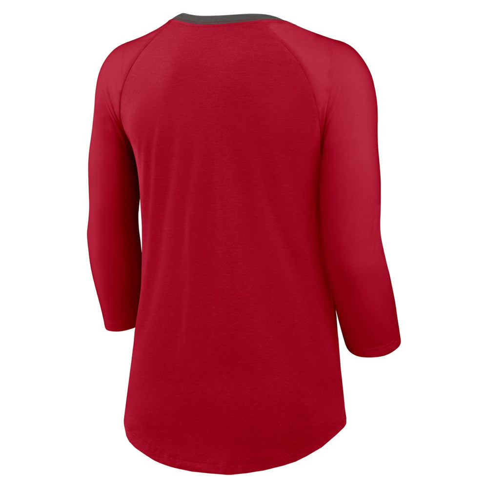 Tampa Bay Buccaneers Women's 3/4 Sleeve Raglan Fashion Top | NFL New