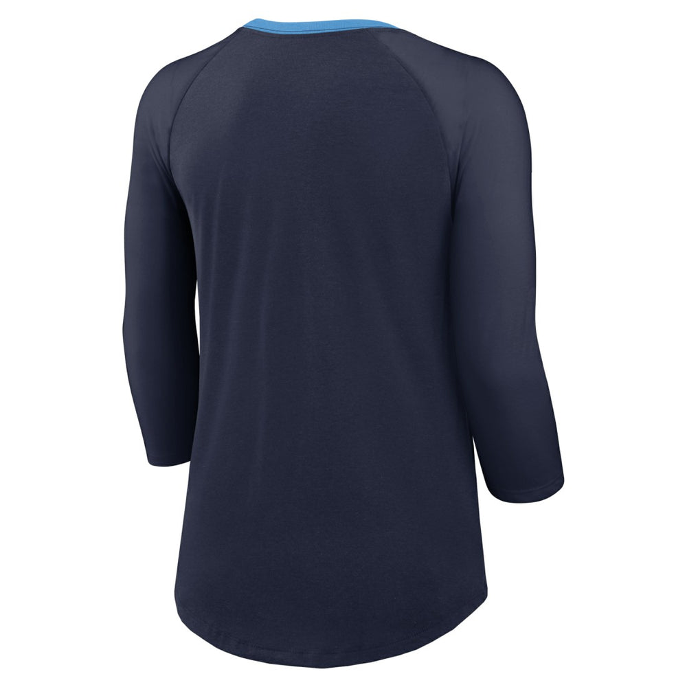 Tennessee Titans Women's 3/4 Sleeve Raglan Fashion Top | NFL Online