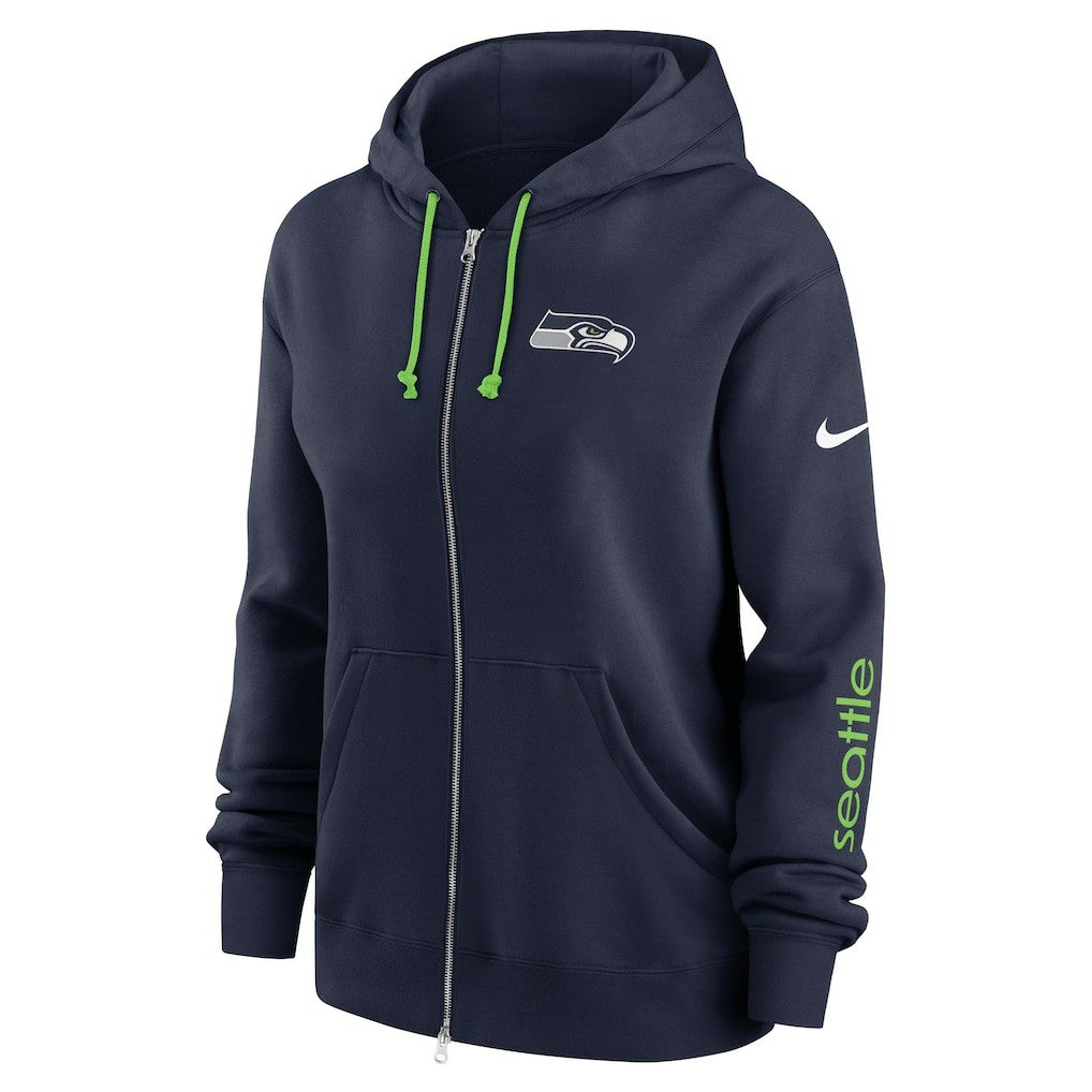 Seattle Seahawks Women's Plus Size Phoenix Full-Zip Hoodie | NFL Sale