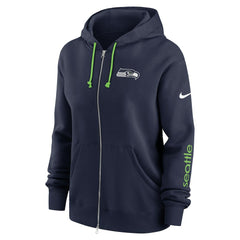 Seattle Seahawks Women's Plus Size Phoenix Full-Zip Hoodie | NFL Sale