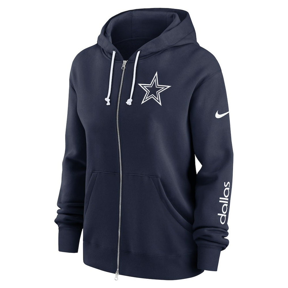 Dallas Cowboys Women's Plus Size Phoenix Full-Zip Hoodie | NFL Outlet