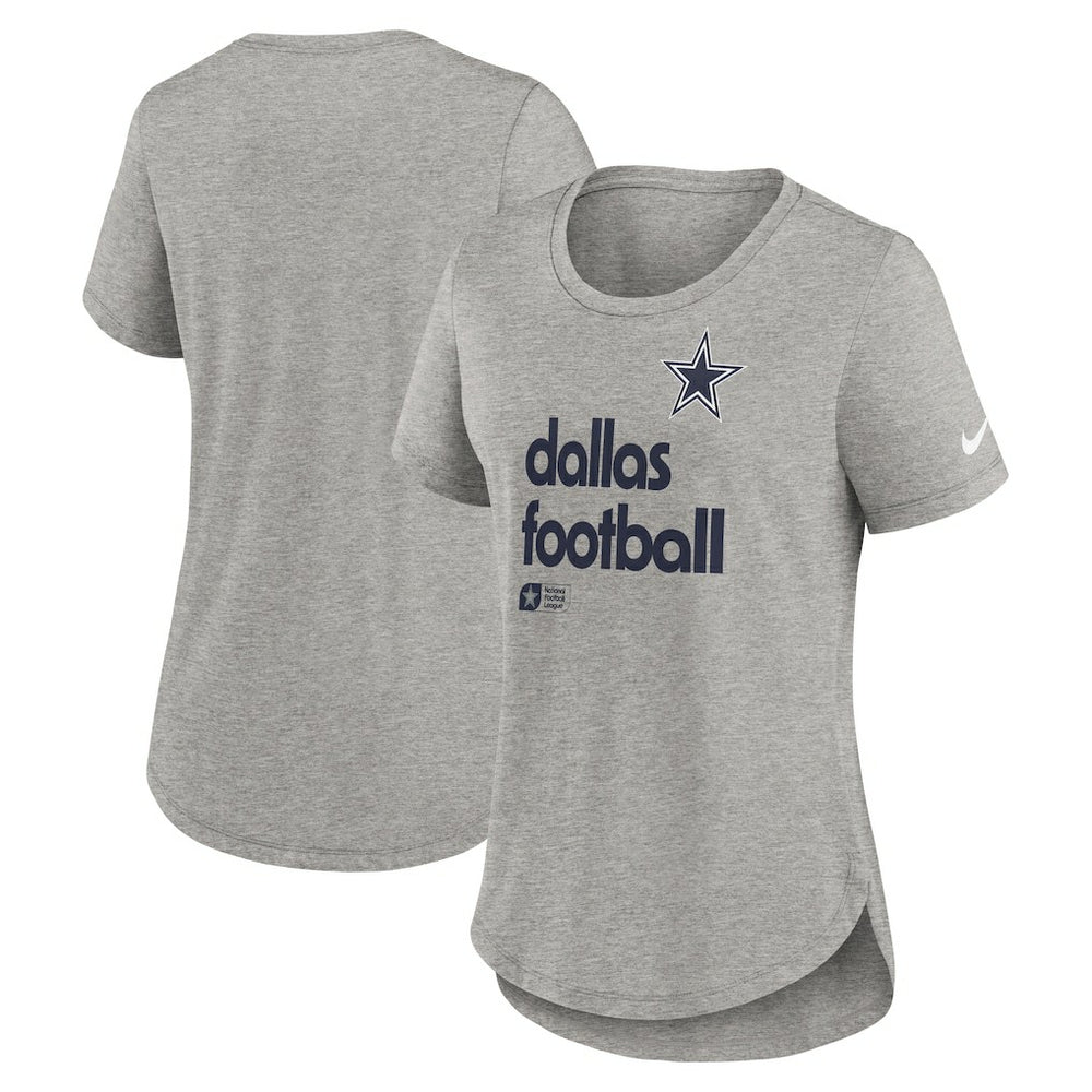 Dallas Cowboys Women's Team Shout-Out Tri-Blend T-Shirt | NFL Outlet