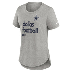 Dallas Cowboys Women's Team Shout-Out Tri-Blend T-Shirt | NFL Outlet