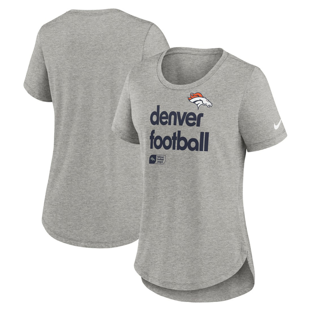 Denver Broncos Women's Team Shout-Out Tri-Blend T-Shirt | NFL On sale