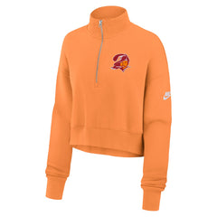 Tampa Bay Buccaneers Women's Rewind Phoenix Half-Zip Sweatshirt | NFL Discount