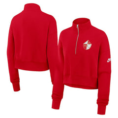 San Francisco 49ers Women's Rewind Phoenix Half-Zip Sweatshirt | NFL Hot