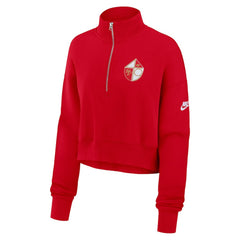 San Francisco 49ers Women's Rewind Phoenix Half-Zip Sweatshirt | NFL Hot