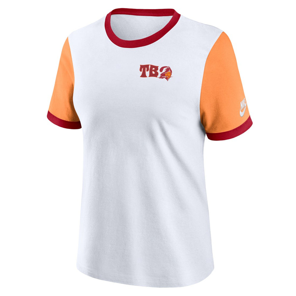 Tampa Bay Buccaneers Women's Rewind Ringer T-Shirt | NFL Near me