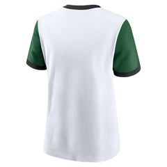 New York Jets Women's Rewind Ringer T-Shirt | NFL New