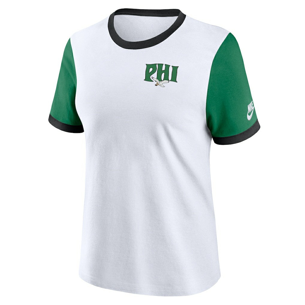 Philadelphia Eagles Women's Rewind Ringer T-Shirt | NFL Hot
