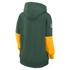 Green Bay Packers Women's Sideline Essential Hoodie | NFL New