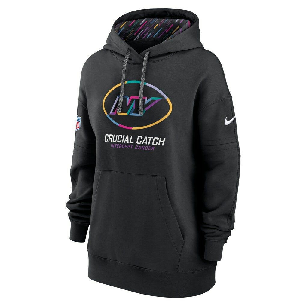 New York Jets Women's 2024 NFL Crucial Catch Club Pullover Hoodie | NFL Near me