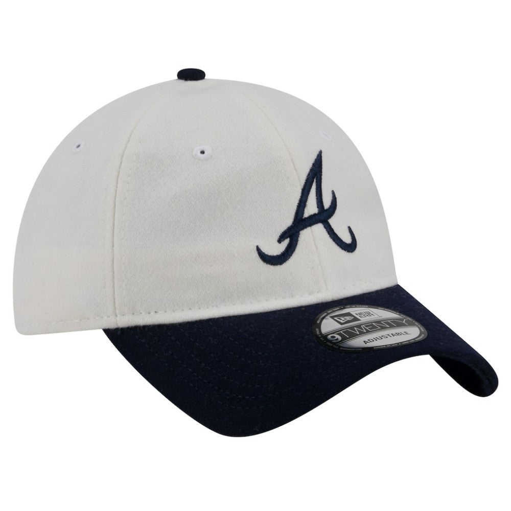 Atlanta Braves New Era Leather Strap 9TWENTY Adjustable Hat - MLB Hats
