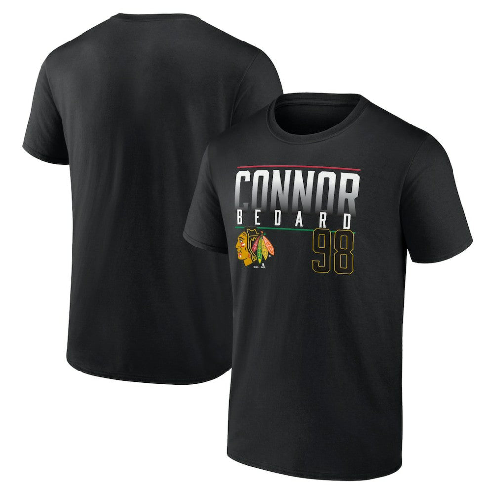 Connor Bedard Chicago Blackhawks Fanatics Name & Number T-Shirt -  NHL T-shirts