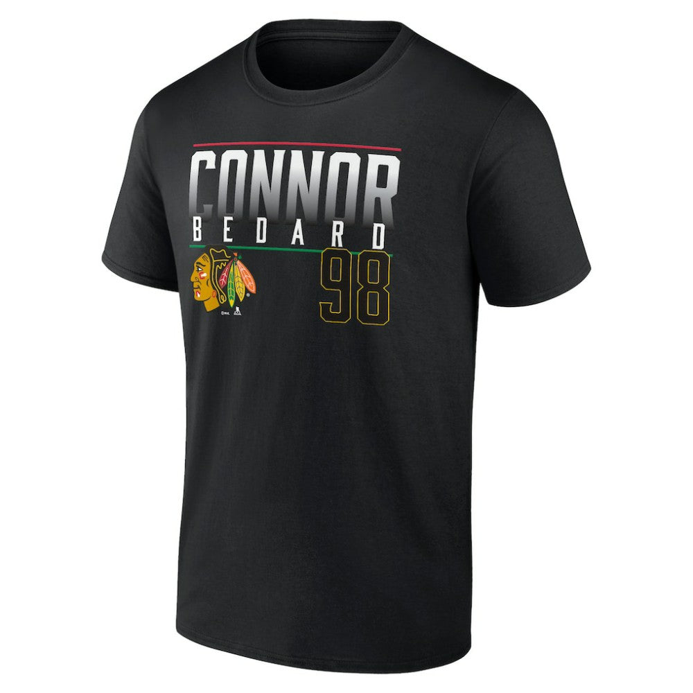 Connor Bedard Chicago Blackhawks Fanatics Name & Number T-Shirt -  NHL T-shirts