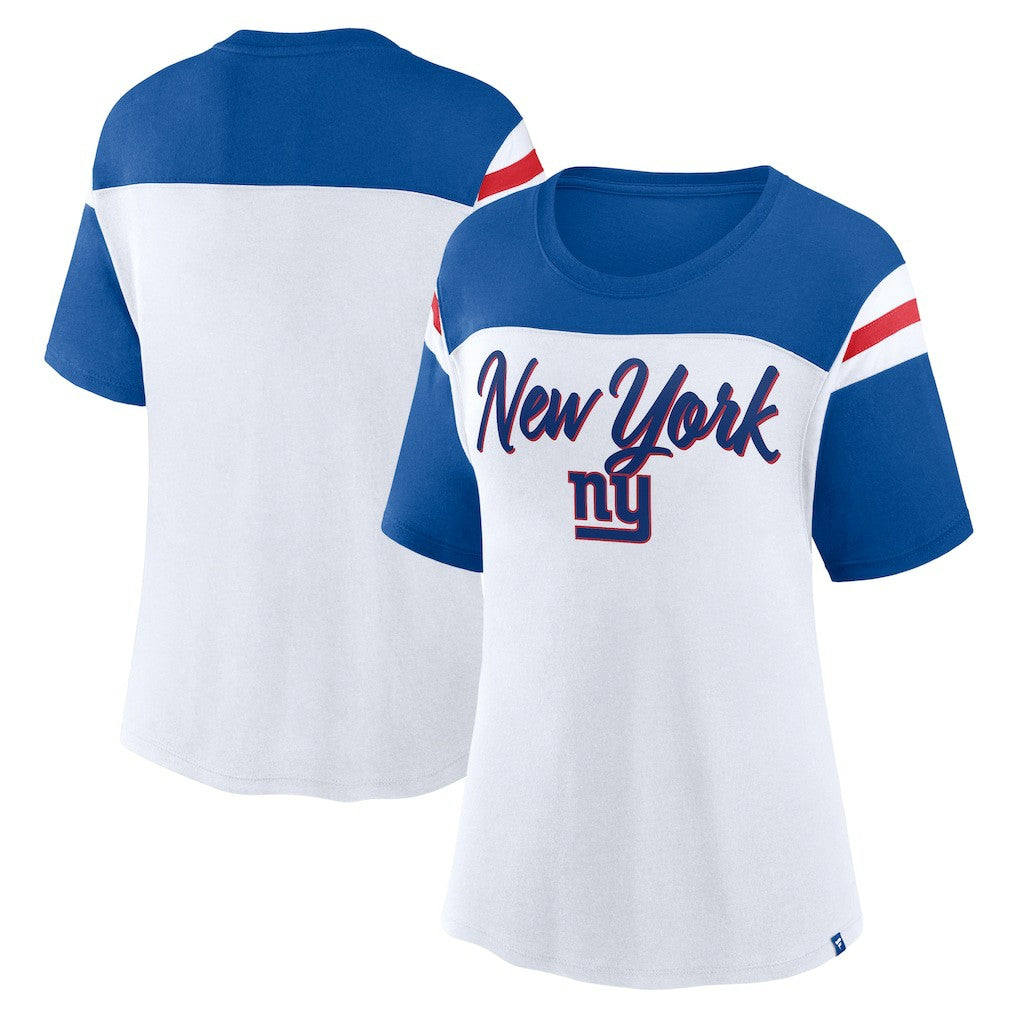New York Giants Women's Cheer Chant Fashion Crop Top | NFL Online