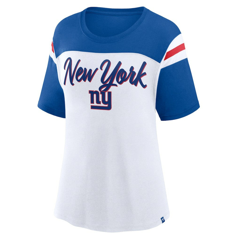 New York Giants Women's Cheer Chant Fashion Crop Top | NFL Online