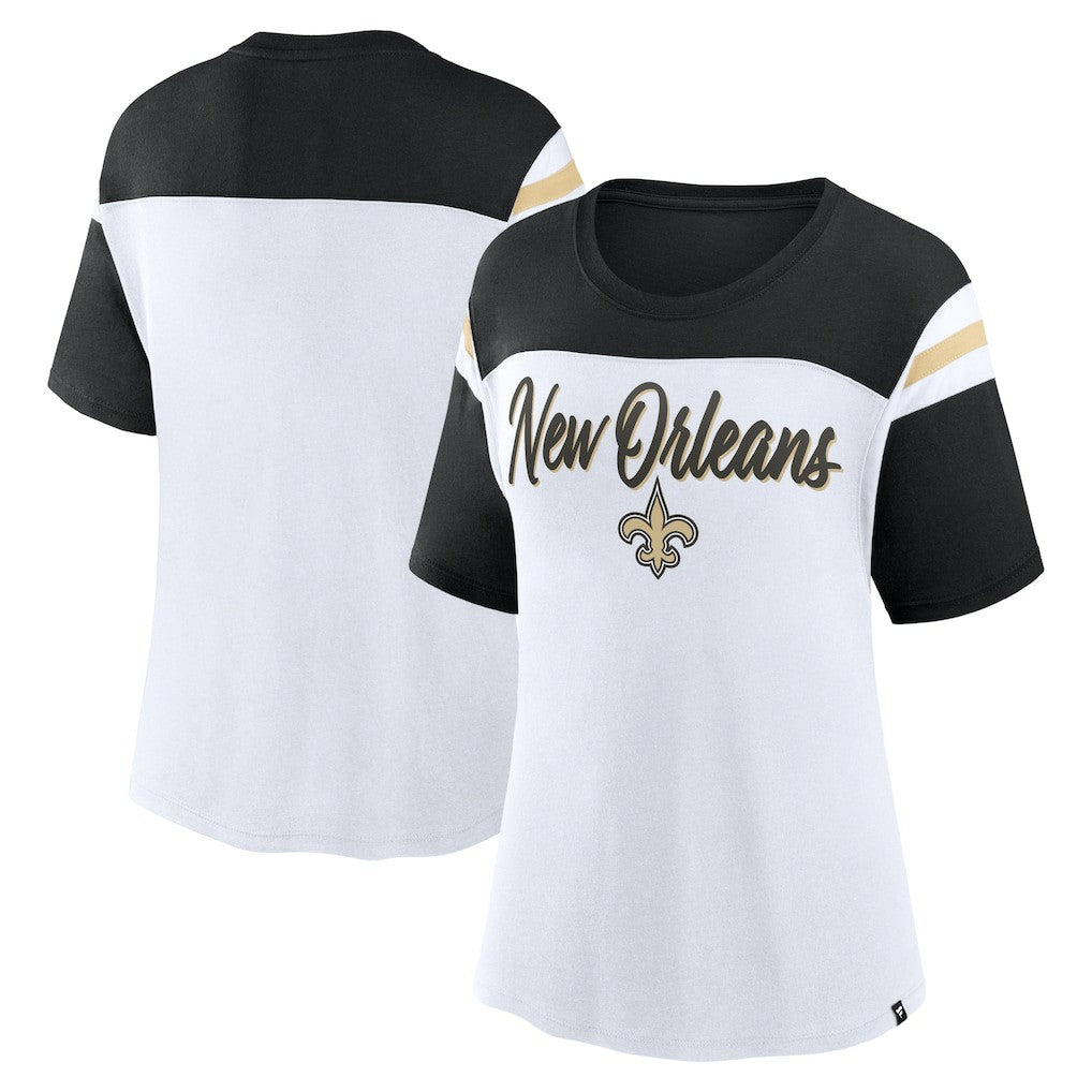 New Orleans Saints Women's Cheer Chant Fashion Crop Top | NFL Online