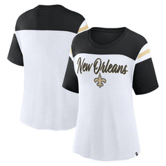 New Orleans Saints Women's Cheer Chant Fashion Crop Top | NFL Online