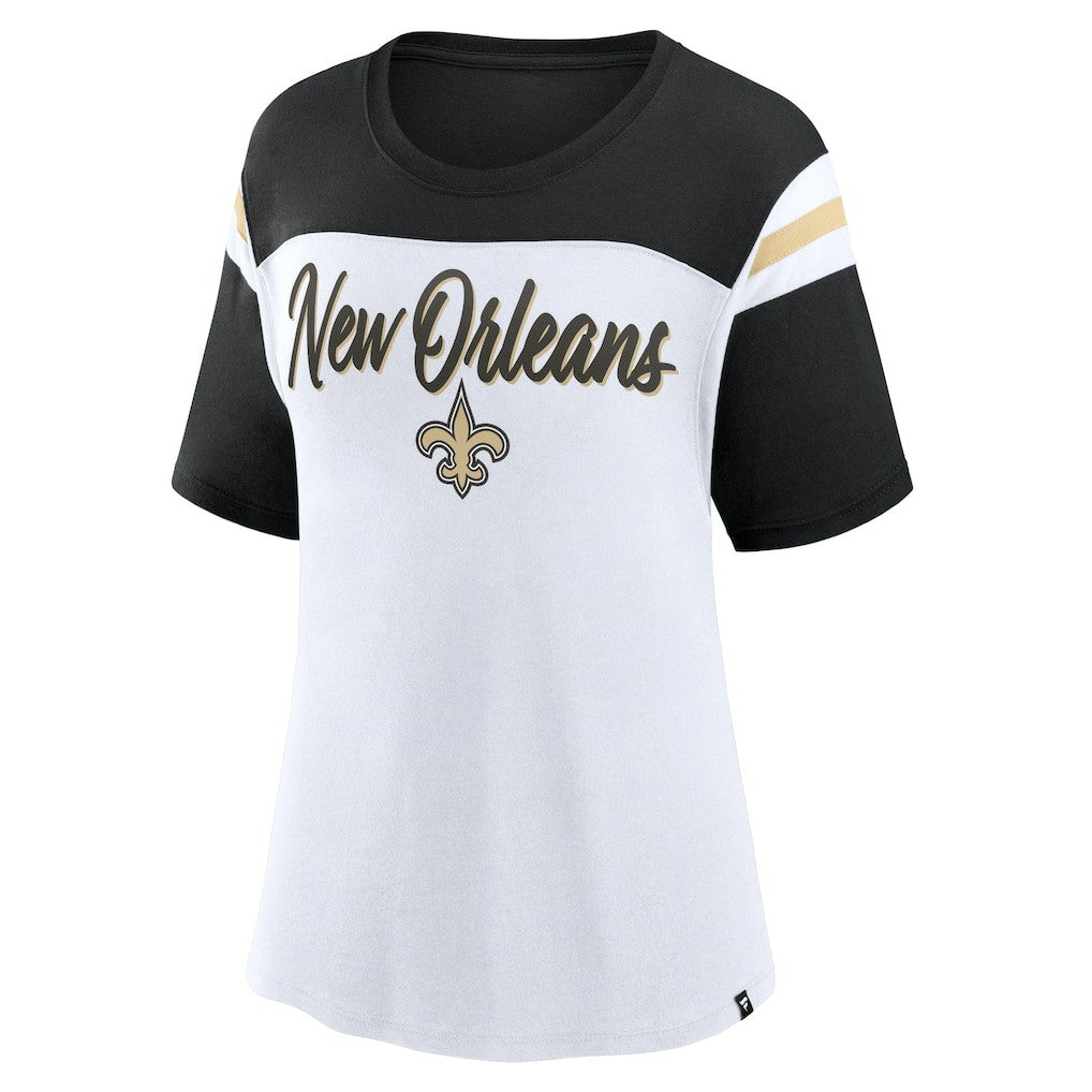 New Orleans Saints Women's Cheer Chant Fashion Crop Top | NFL Online