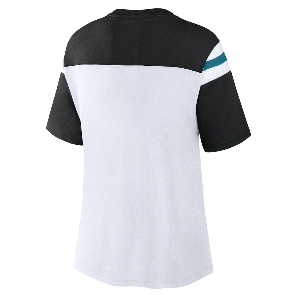 Jacksonville Jaguars Women's Cheer Chant Fashion Crop Top | NFL Outlet