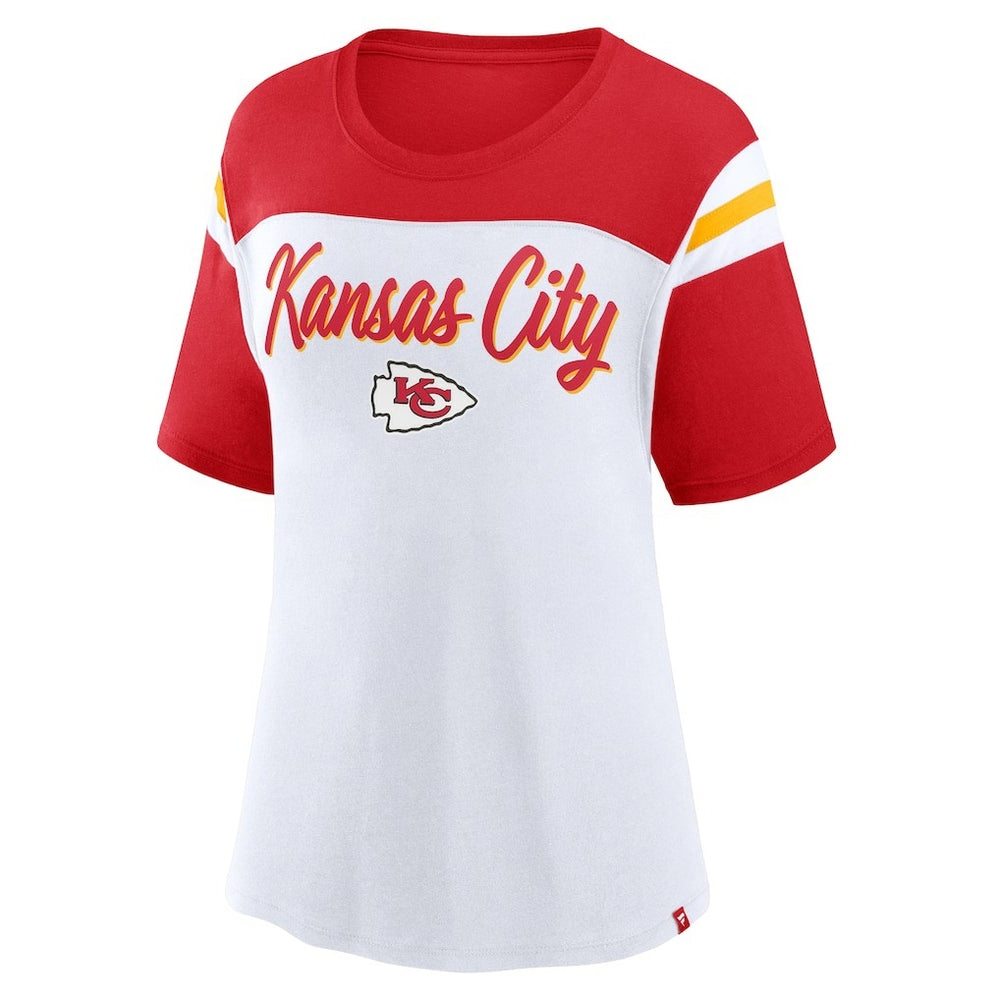 Kansas City Chiefs Women's Cheer Chant Fashion Crop Top | NFL Discount