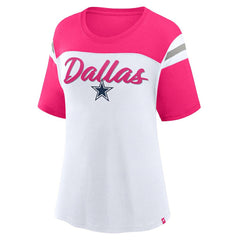 Dallas Cowboys Women's Cheer Chant Fashion Crop Top | NFL US